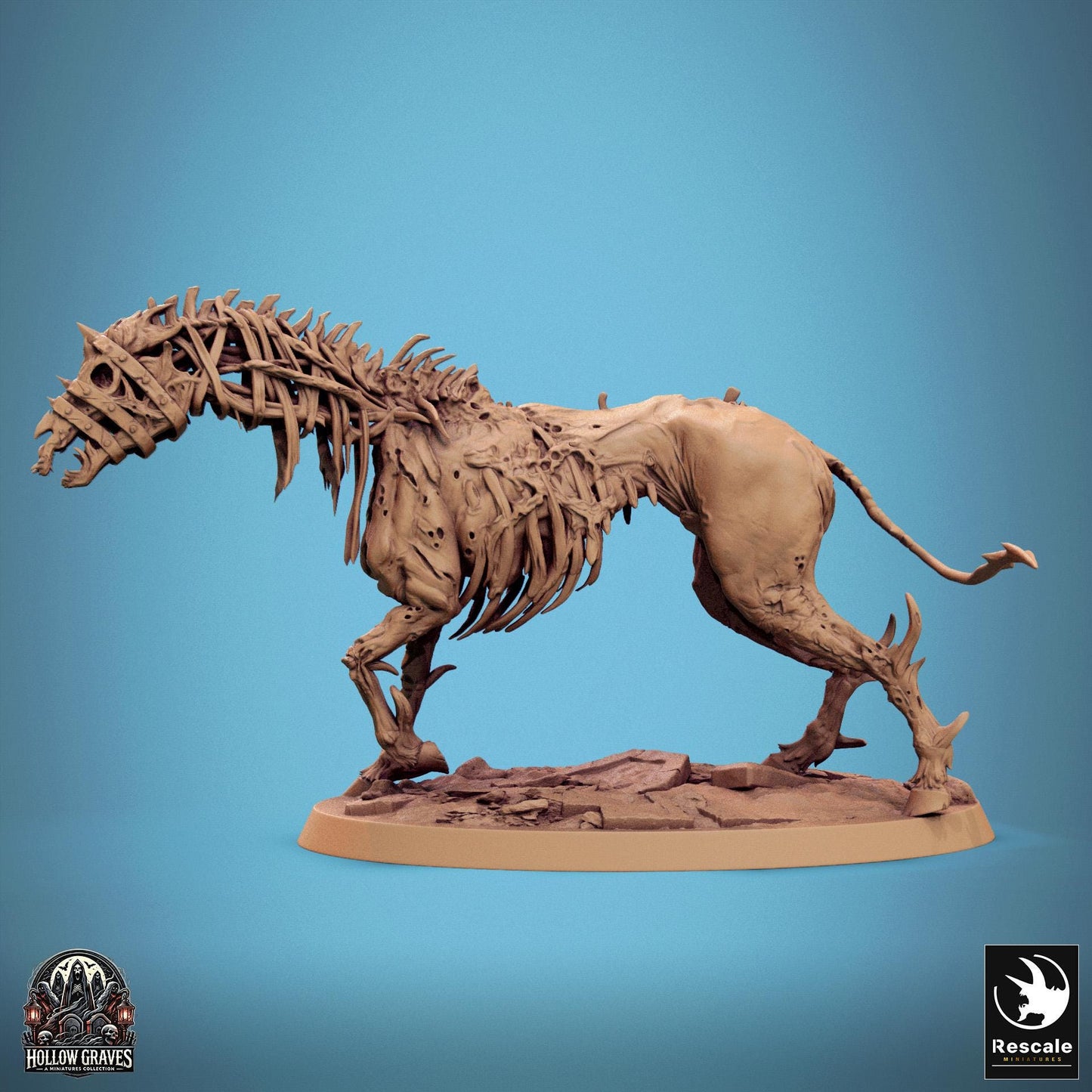 Wild Undead Horses, Pack 2 | Aussie 3D Printed Miniatures and Terrain