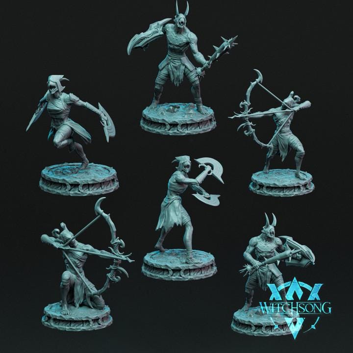 Hellforged Thralls | Aussie 3D Printed Miniatures and Terrain