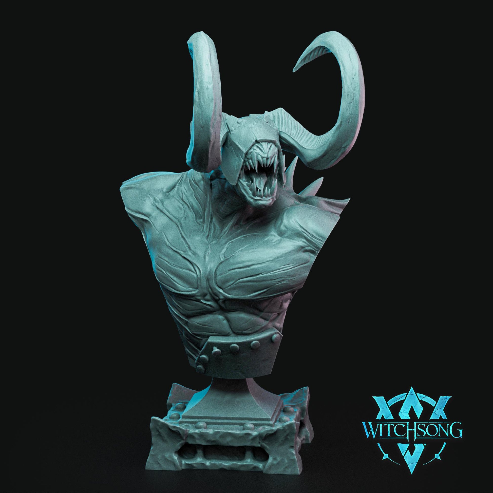 Lieutenant Agguth, Demon | Aussie 3D Printed Miniatures and Terrain