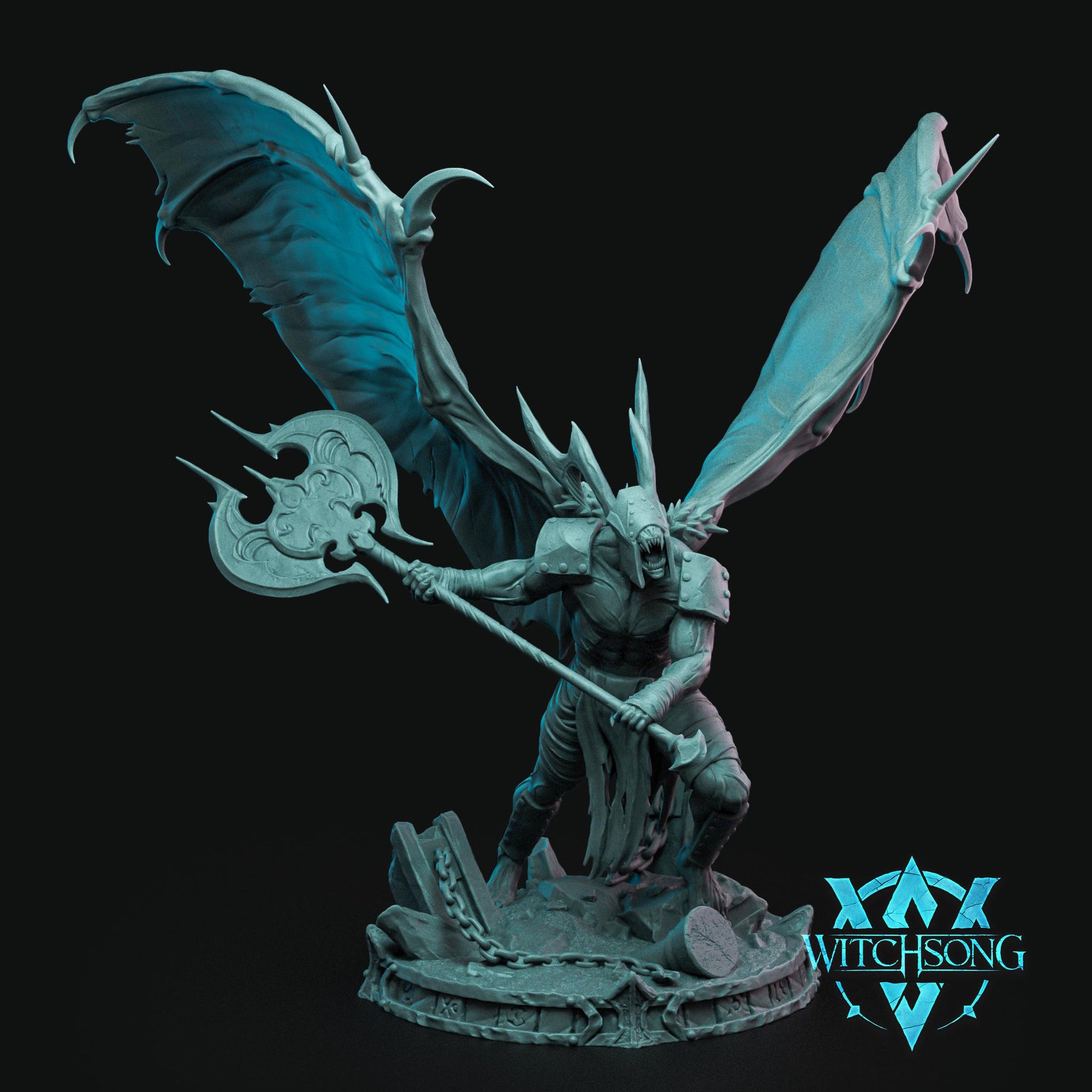 Lieutenant Bellath, Demon | Aussie 3D Printed Miniatures and Terrain