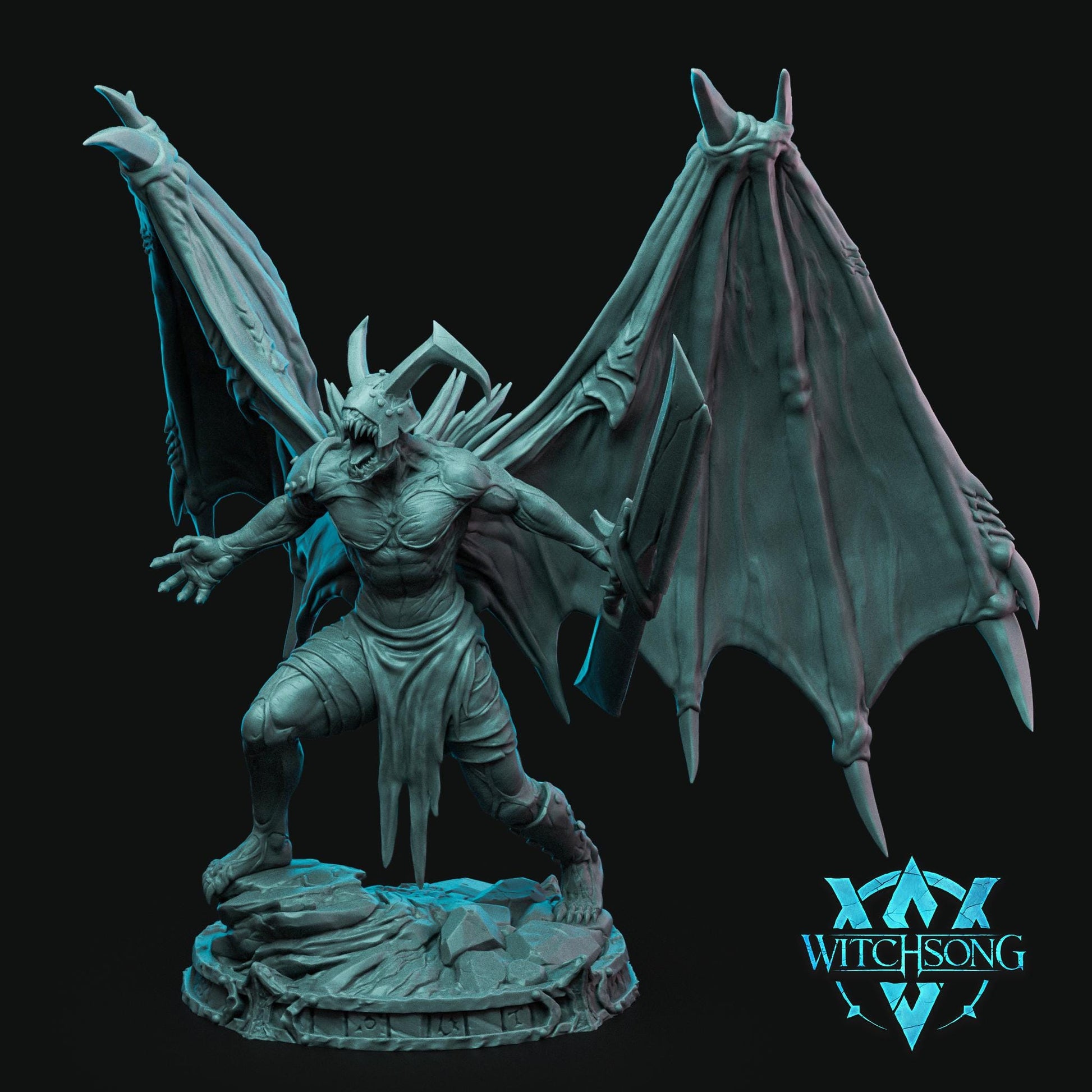 Lieutenant Eggath, Demon | Aussie 3D Printed Miniatures and Terrain