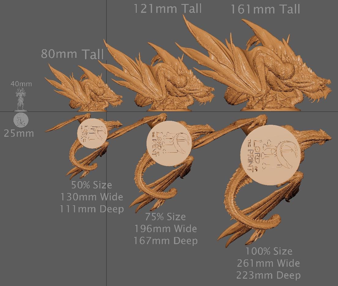 Sand Wyvern | Aussie 3D Printed Miniatures and Terrain