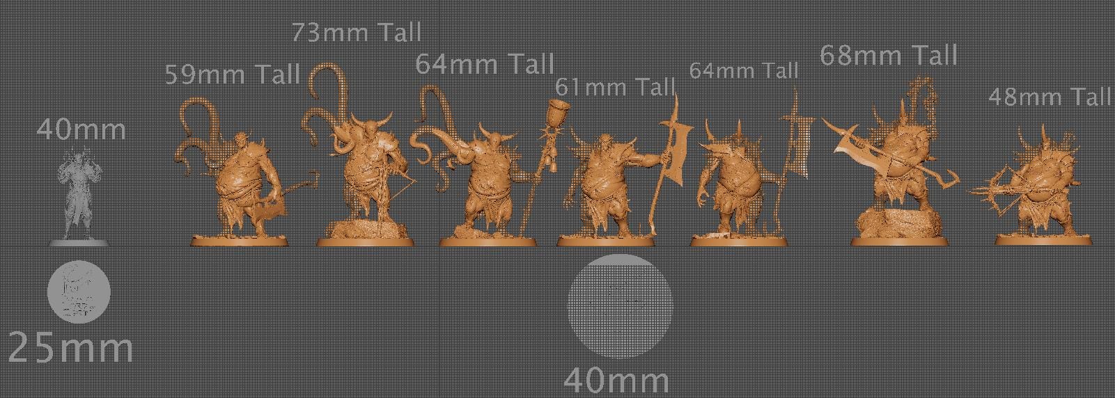 Pestilence Executioners Pack 1 | Aussie 3D Printed Miniatures and Terrain