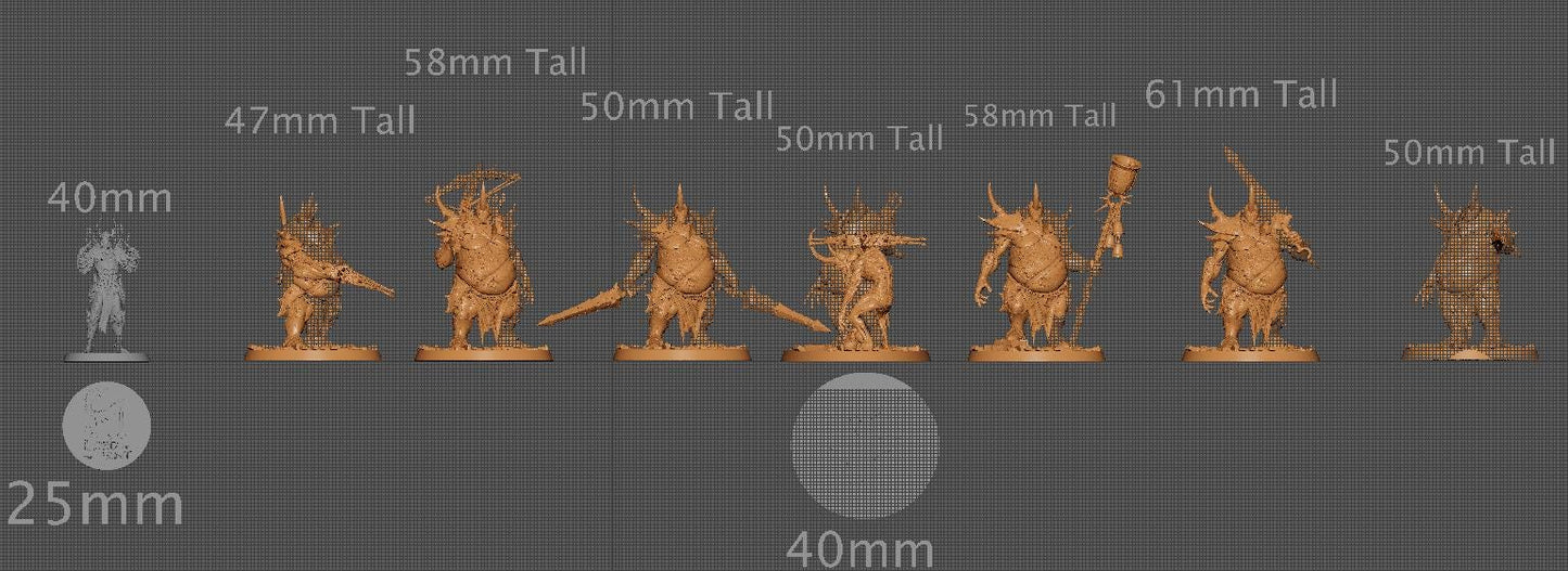 Pestilence Executioners Pack 2 | Aussie 3D Printed Miniatures and Terrain