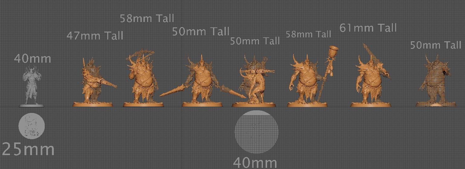 Pestilence Executioners Pack 2 | Aussie 3D Printed Miniatures and Terrain