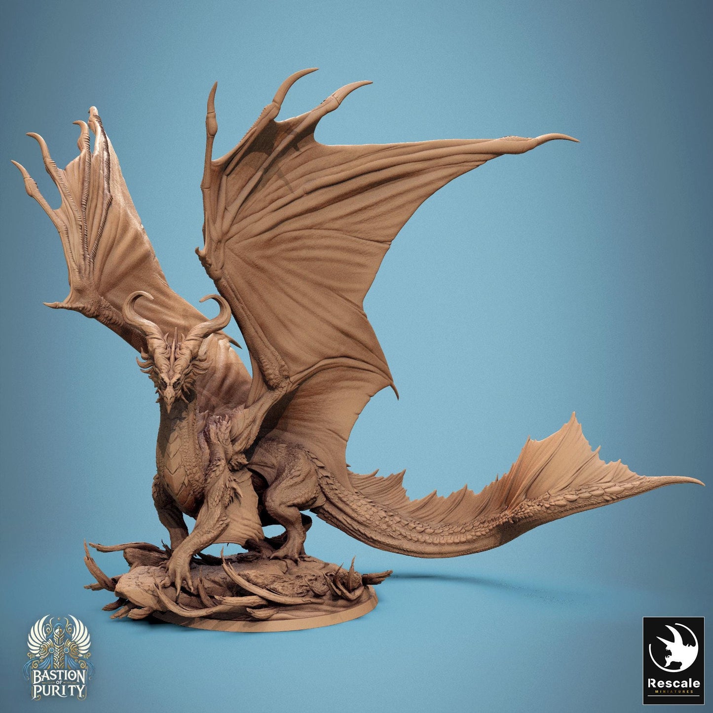 Legendary Bronze Dragon | Aussie 3D Printed Miniatures and Terrain