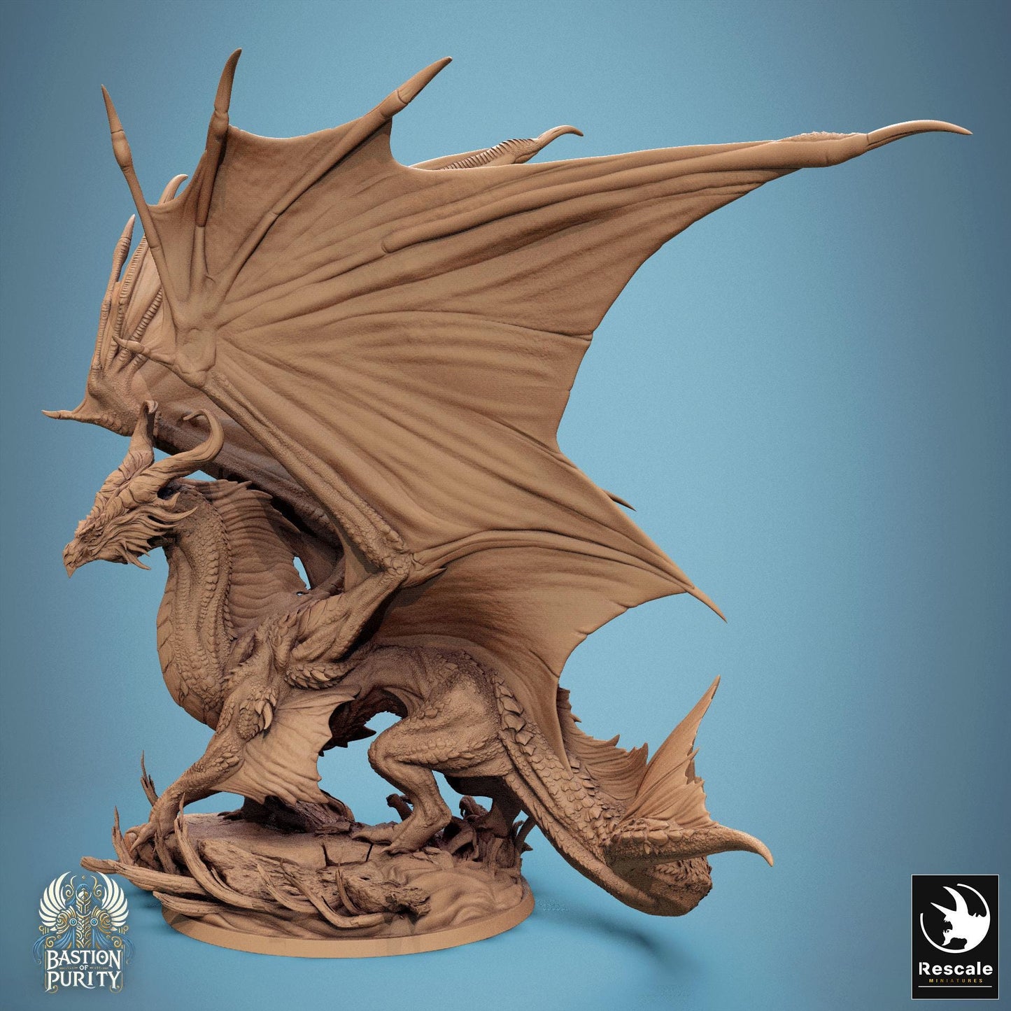 Legendary Bronze Dragon | Aussie 3D Printed Miniatures and Terrain
