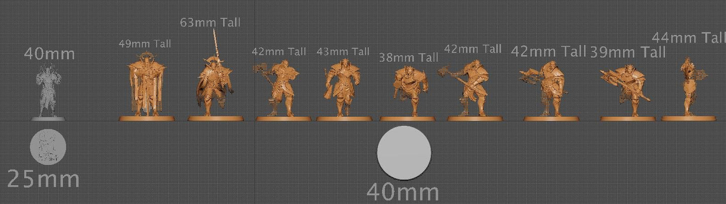 Bastion Infantry, Pack 3 | Aussie 3D Printed Miniatures and Terrain