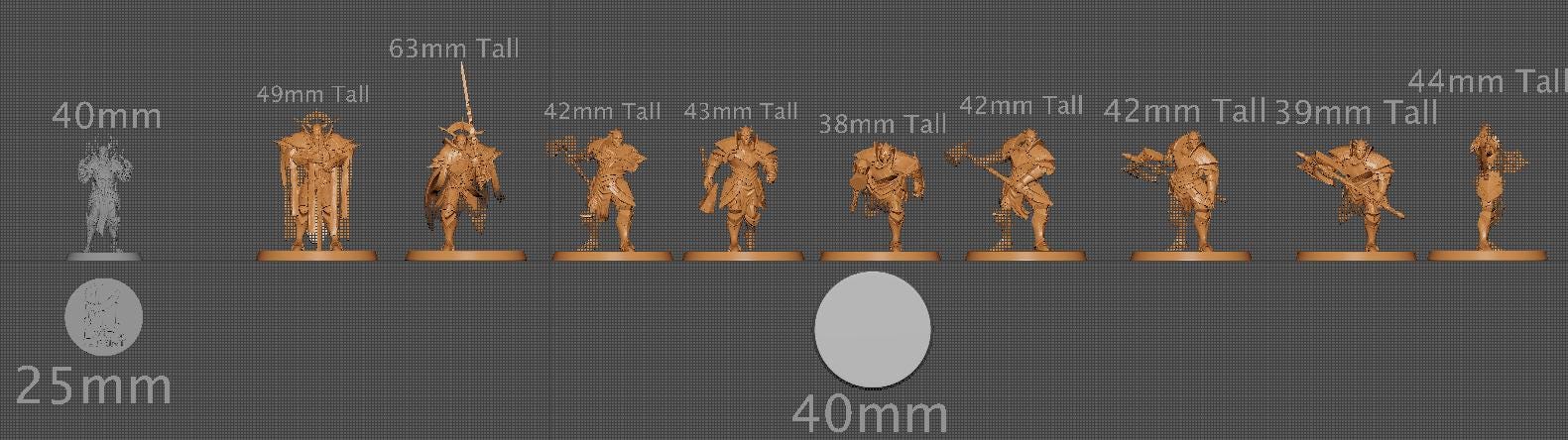 Bastion Infantry, Pack 3 | Aussie 3D Printed Miniatures and Terrain