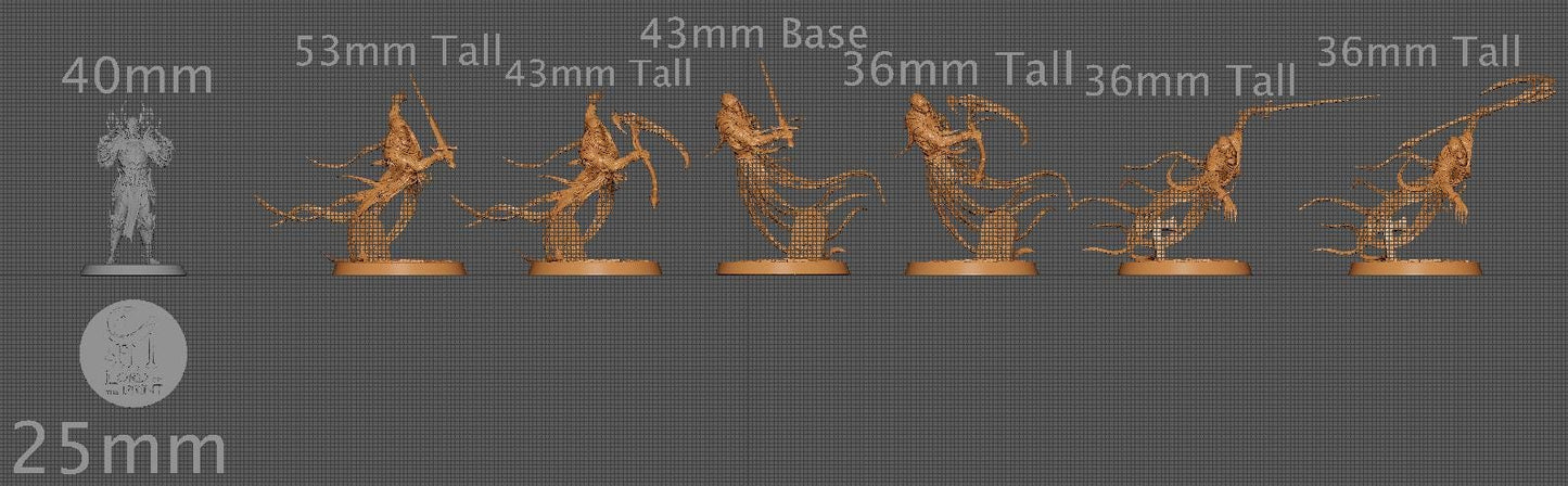 Masked Ghosts, Pack 3 | Aussie 3D Printed Miniatures and Terrain