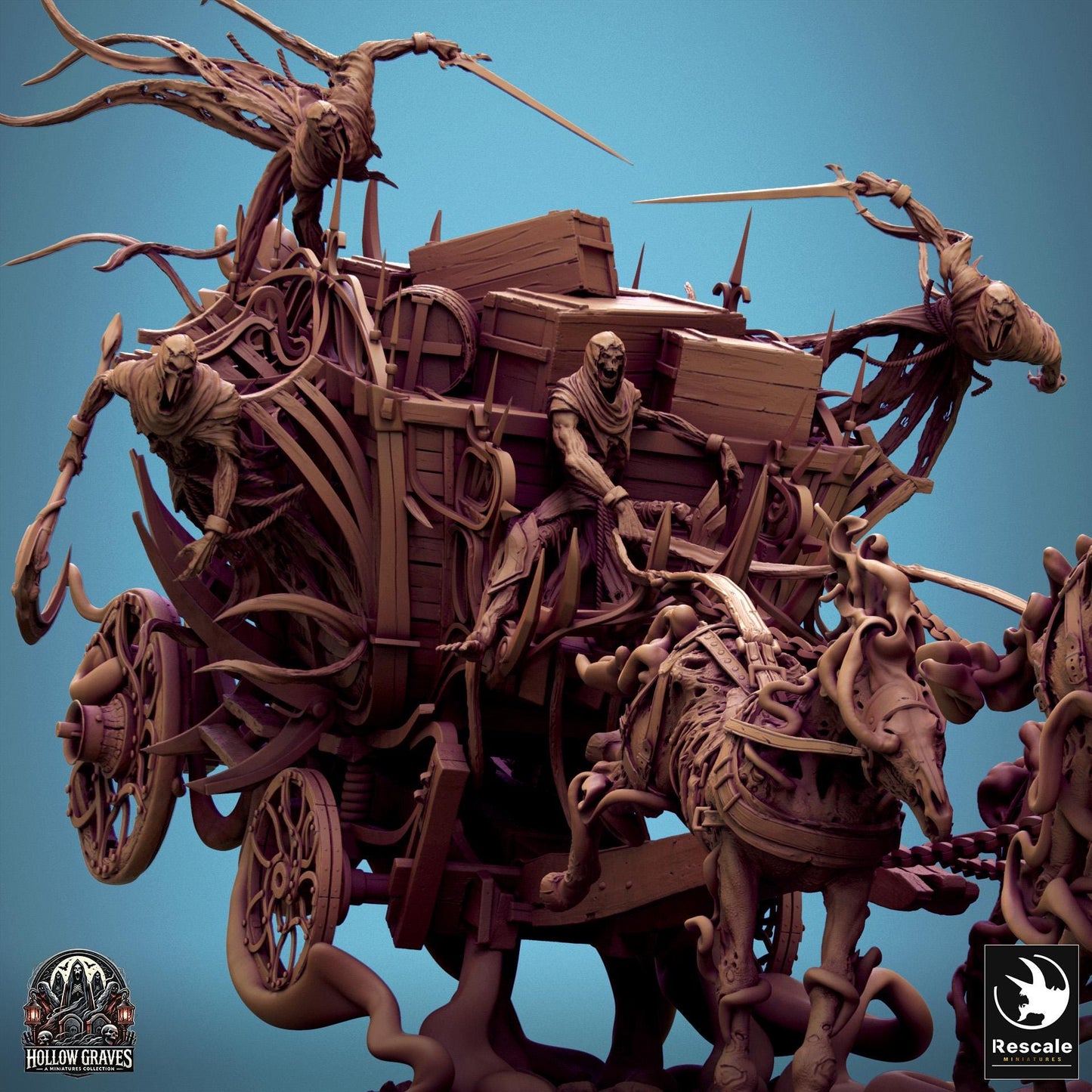 Wraith Wagon | Aussie 3D Printed Miniatures and Terrain
