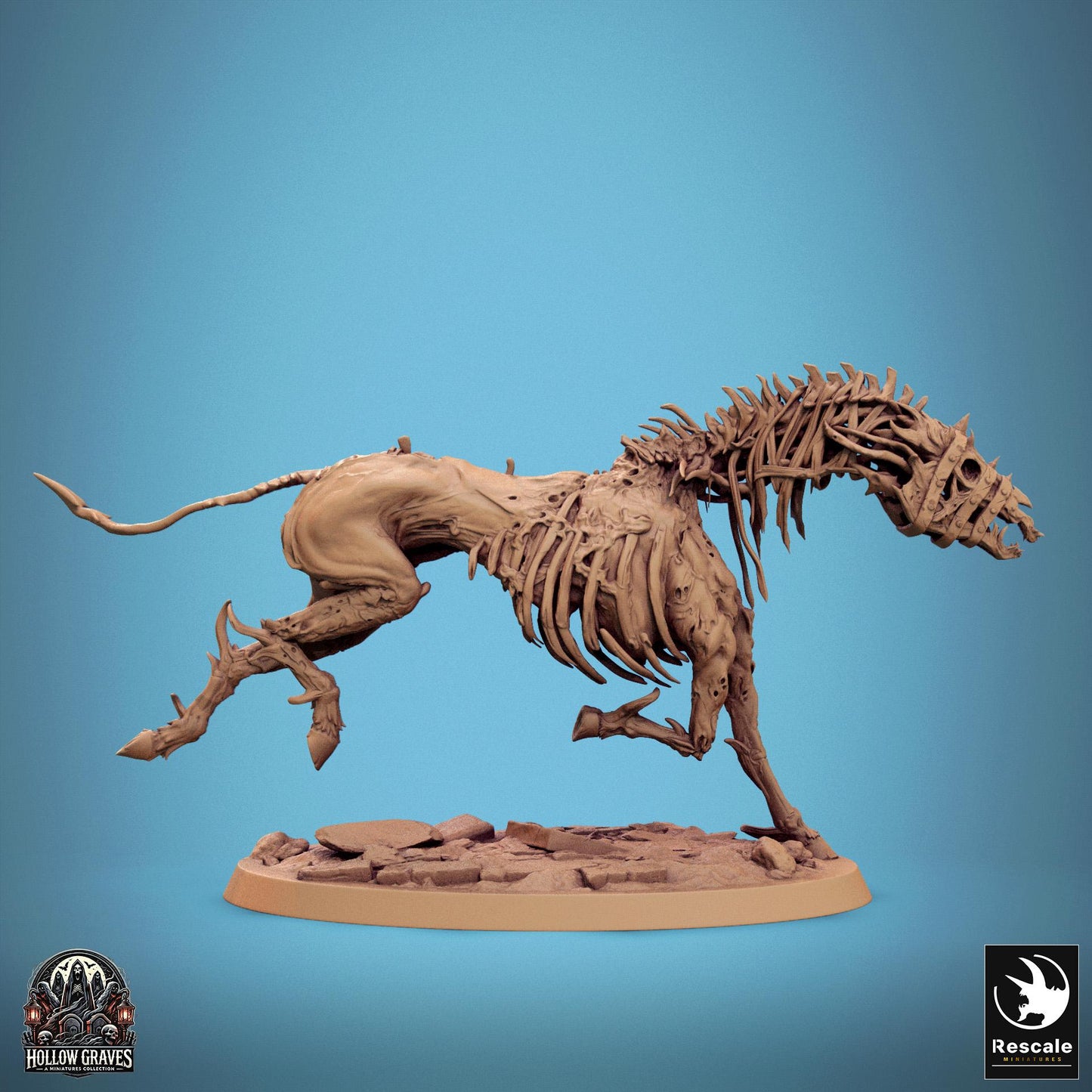 Wild Undead Horses, Pack 2 | Aussie 3D Printed Miniatures and Terrain