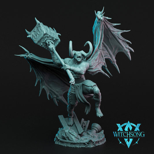 Lieutenant Agguth, Demon | Aussie 3D Printed Miniatures and Terrain