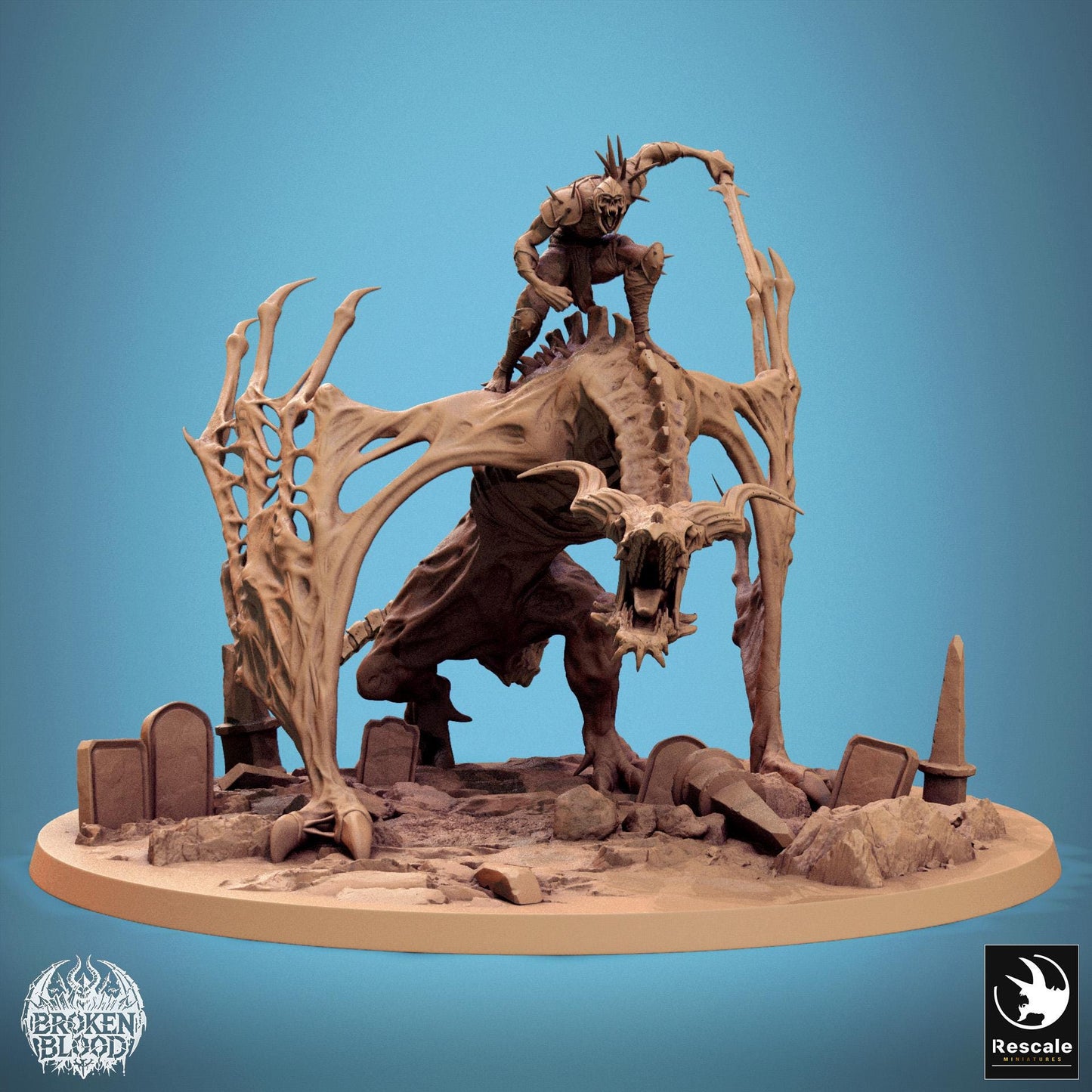 Vampire Wyvern, Walk | Aussie 3D Printed Miniatures and Terrain