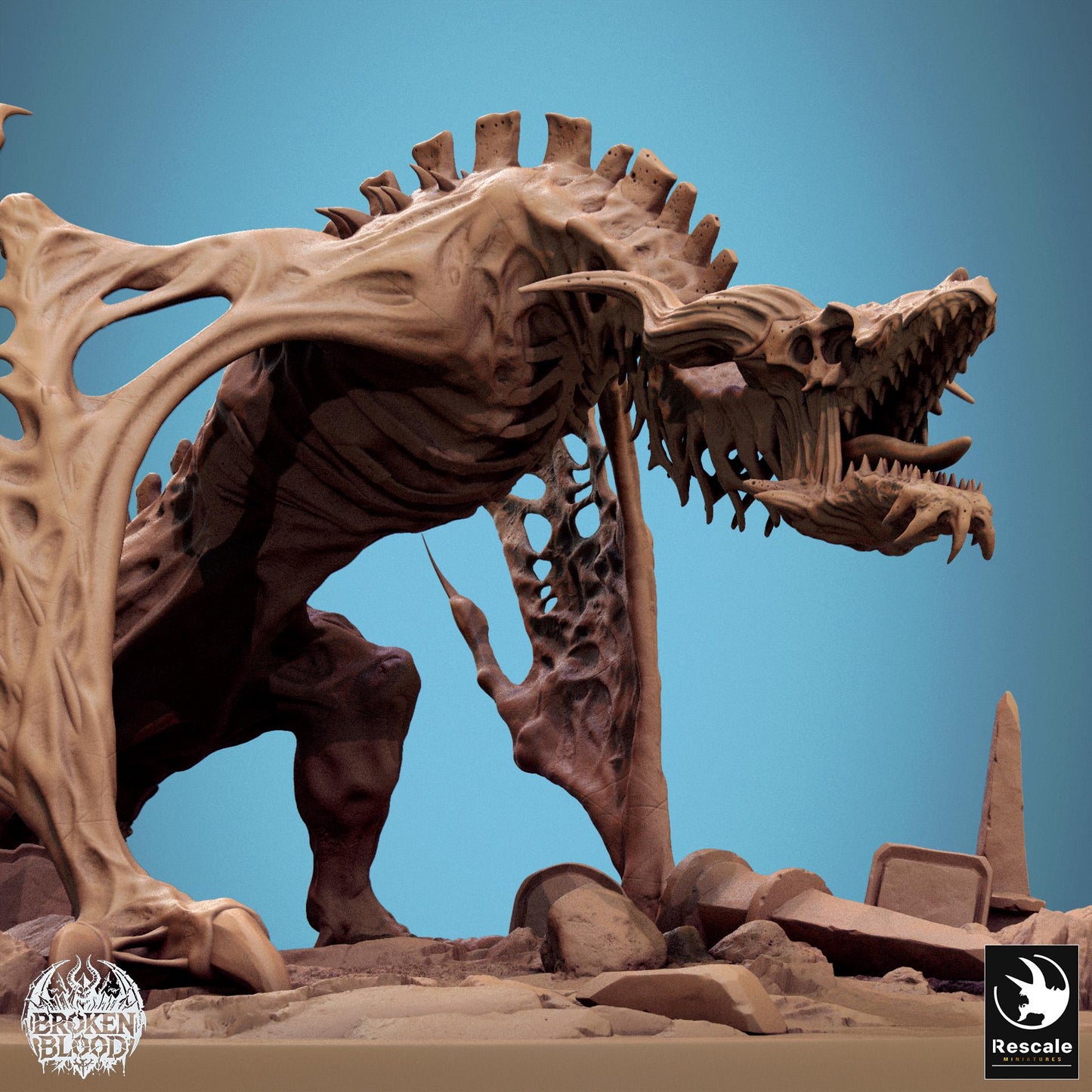 Vampire Wyvern, Walk | Aussie 3D Printed Miniatures and Terrain
