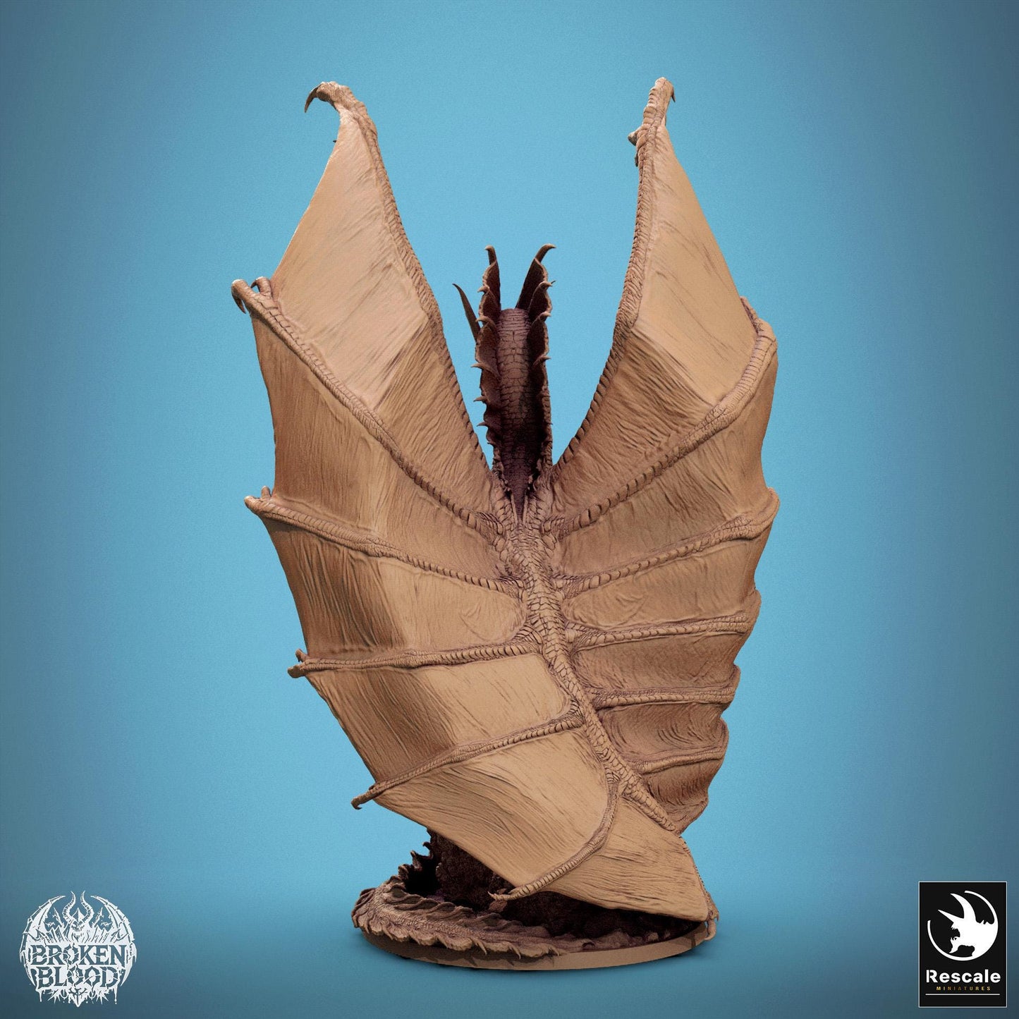 Legendary Gold Dragon, Talking | Aussie 3D Printed Miniatures and Terrain