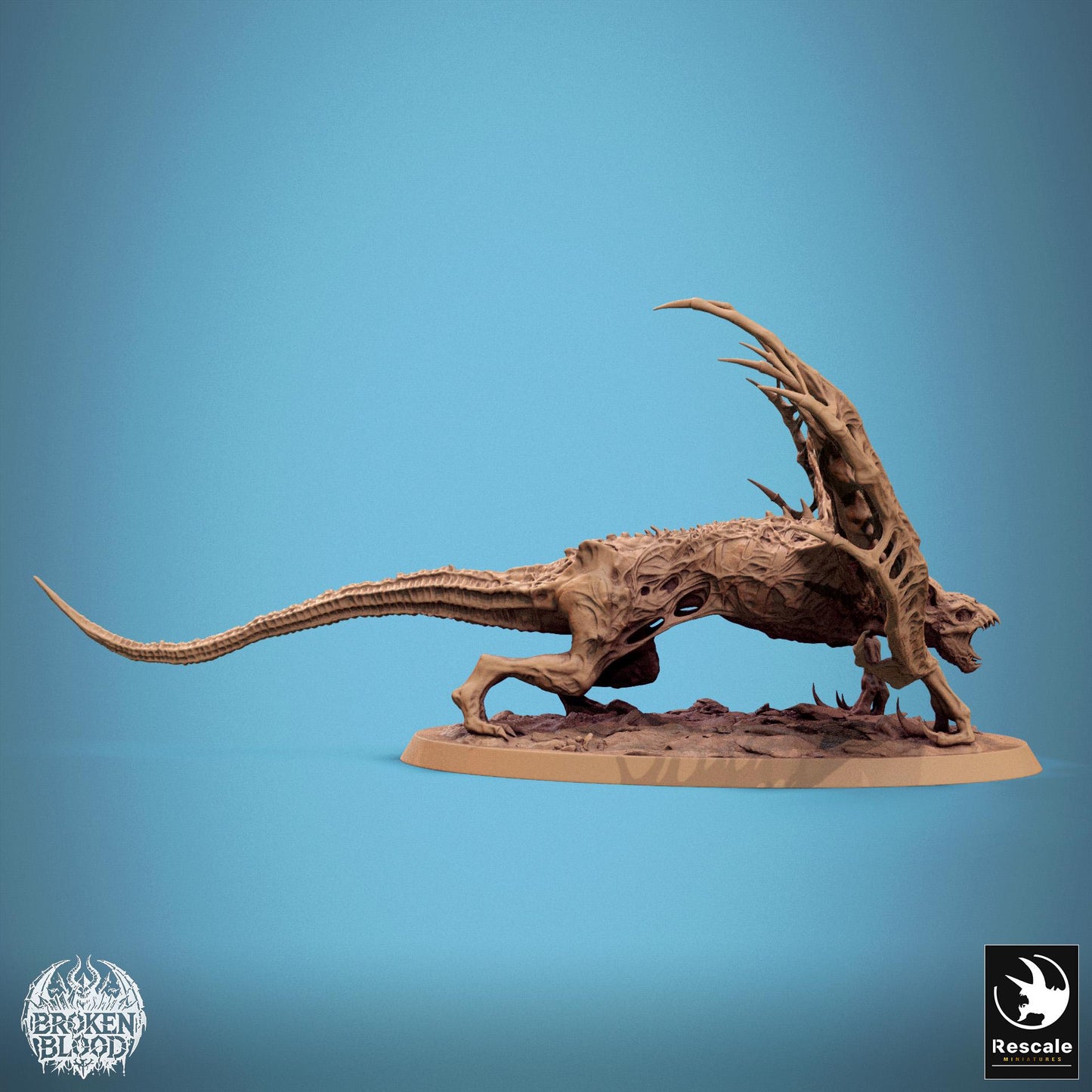 Wild Great Vampire Bat, Apex Dragon | Aussie 3D Printed Miniatures and Terrain