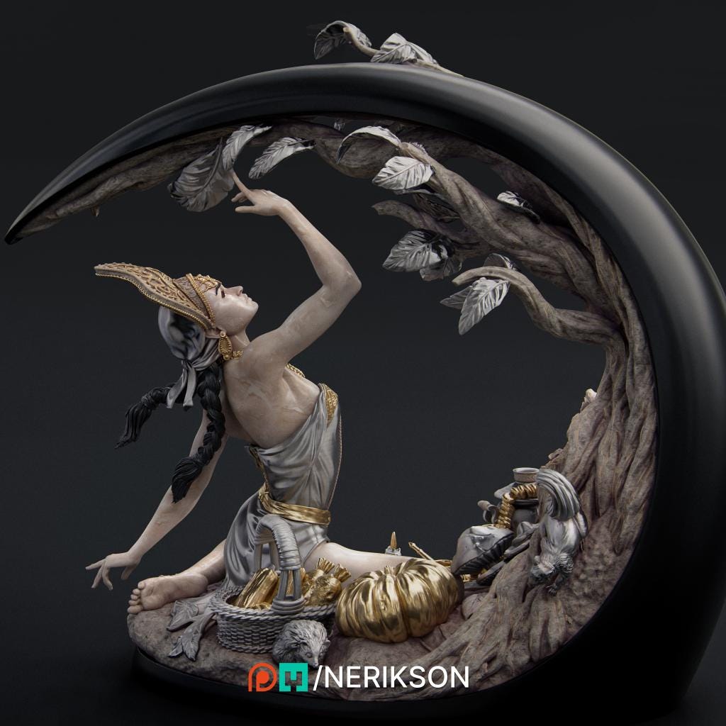 Autumn, Statue | Aussie 3D Printed Miniatures and Terrain