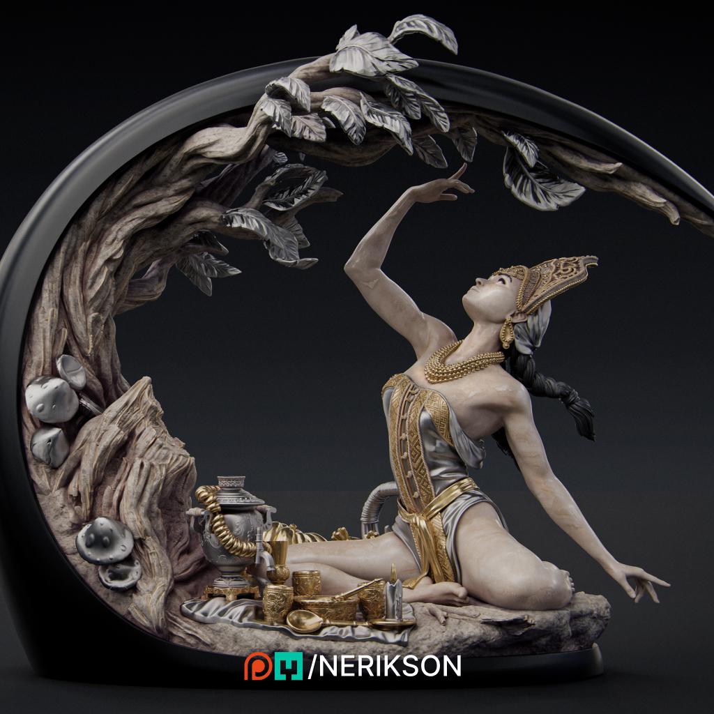 Autumn, Statue | Aussie 3D Printed Miniatures and Terrain