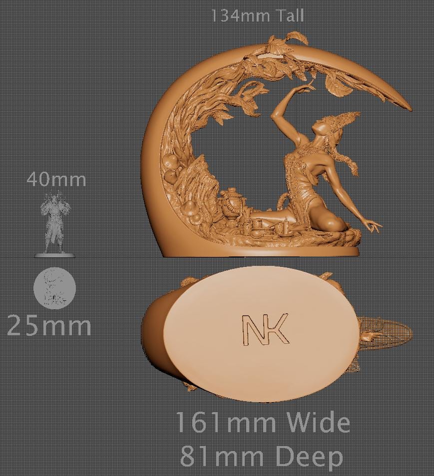 Autumn, Statue | Aussie 3D Printed Miniatures and Terrain