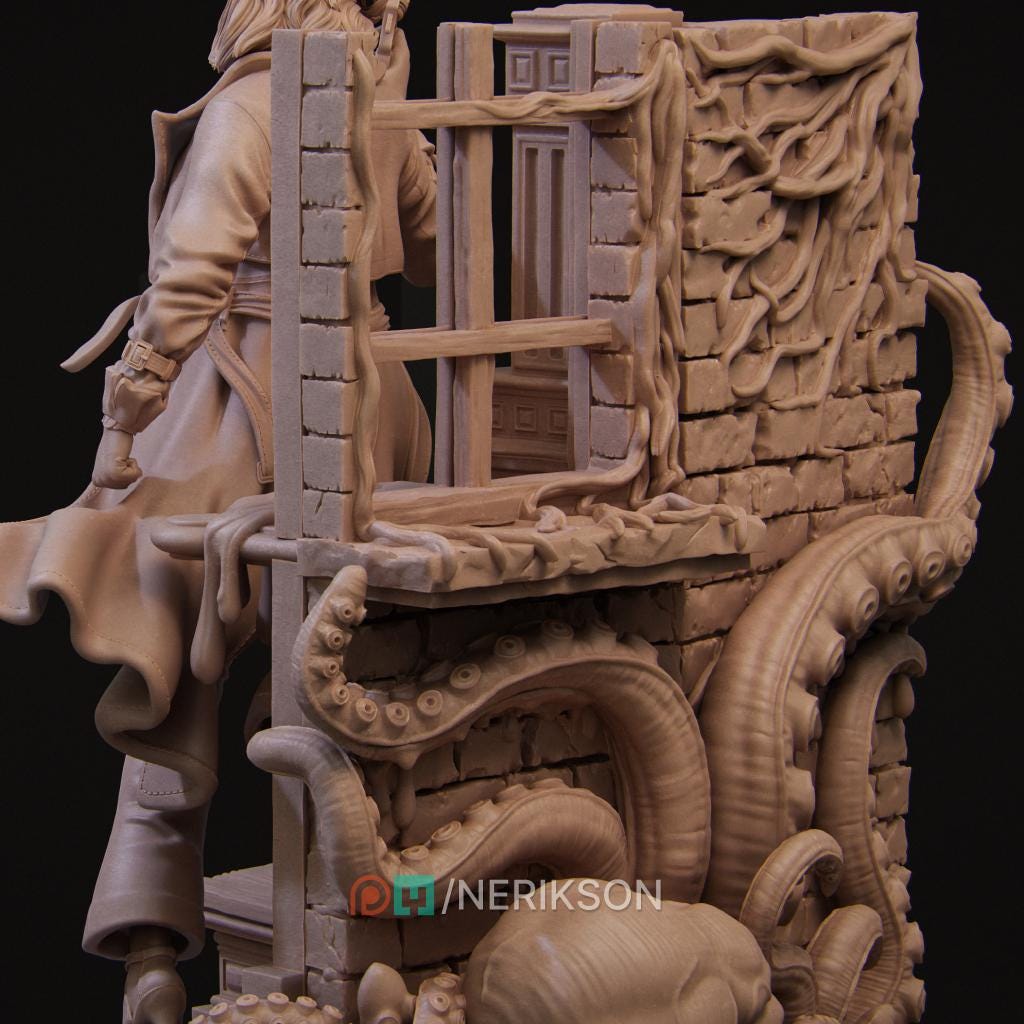 Laura the Deep Detective, Statue | Aussie 3D Printed Miniatures and Terrain
