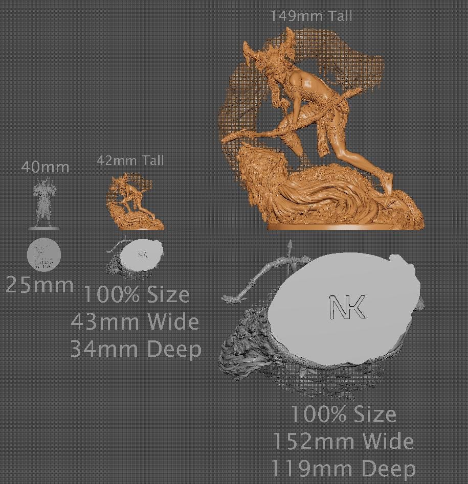 Maebh, Standalone | Aussie 3D Printed Miniatures and Terrain