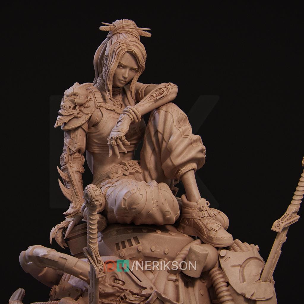 Nixi, Statue | Aussie 3D Printed Miniatures and Terrain