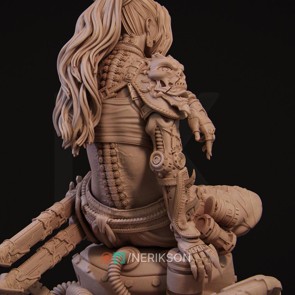 Nixi, Statue | Aussie 3D Printed Miniatures and Terrain