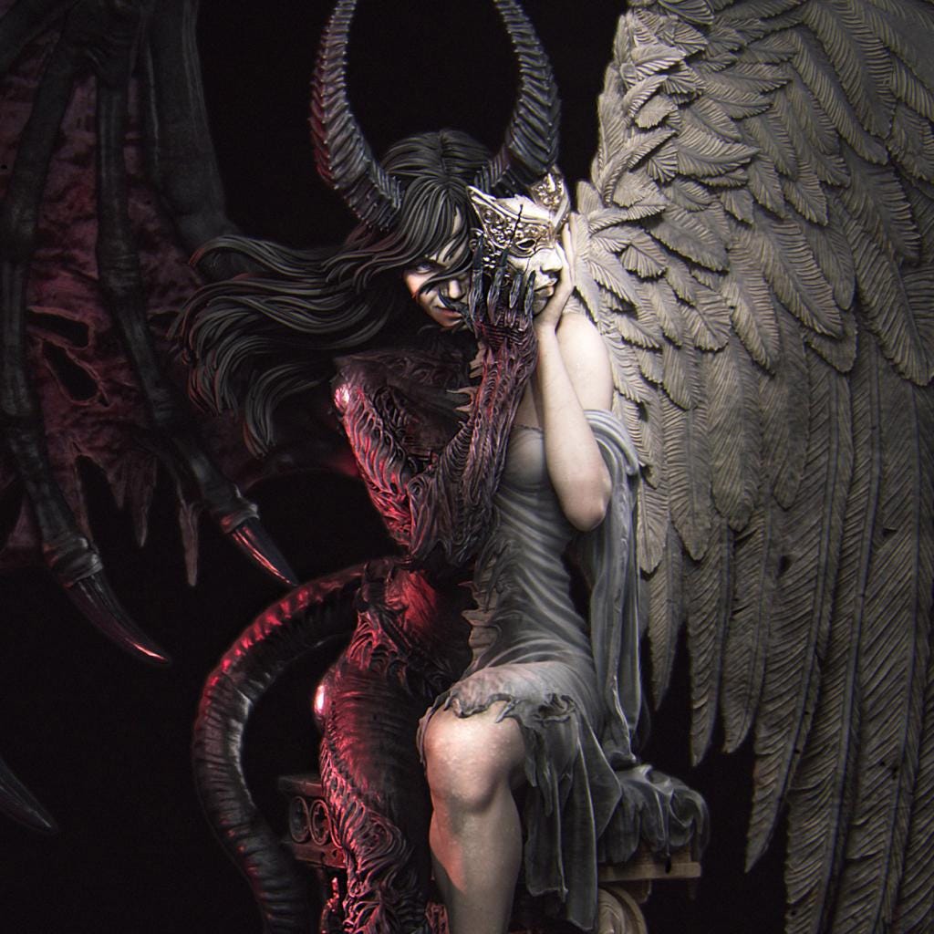 Rylana the Face of Evil | Aussie 3D Printed Miniatures and Terrain
