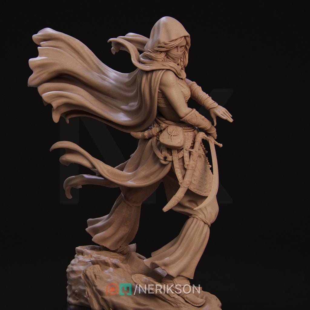 Warrior of the Sands, Standalone | Aussie 3D Printed Miniatures and Terrain