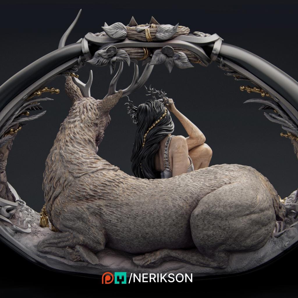 Winter, Statue | Aussie 3D Printed Miniatures and Terrain