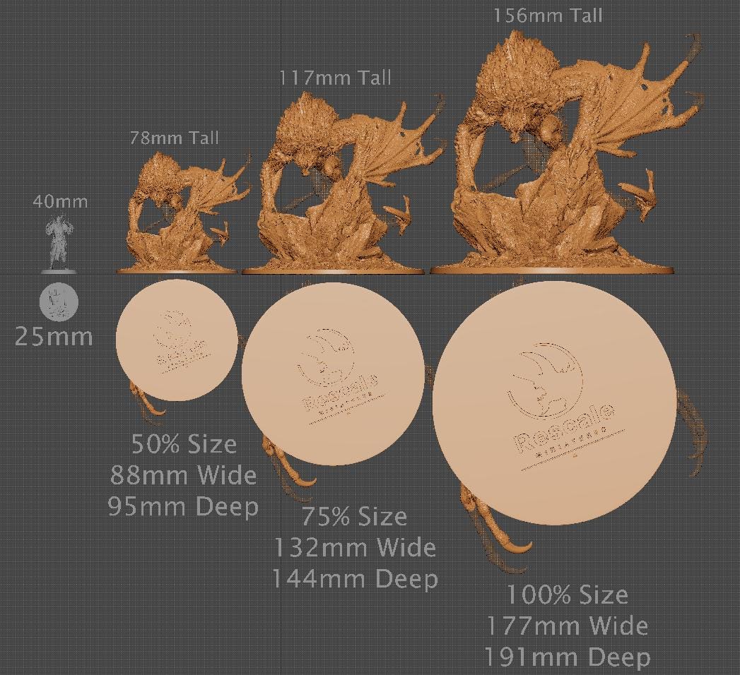 Rider of the Brutal Wyvern | Aussie 3D Printed Miniatures and Terrain