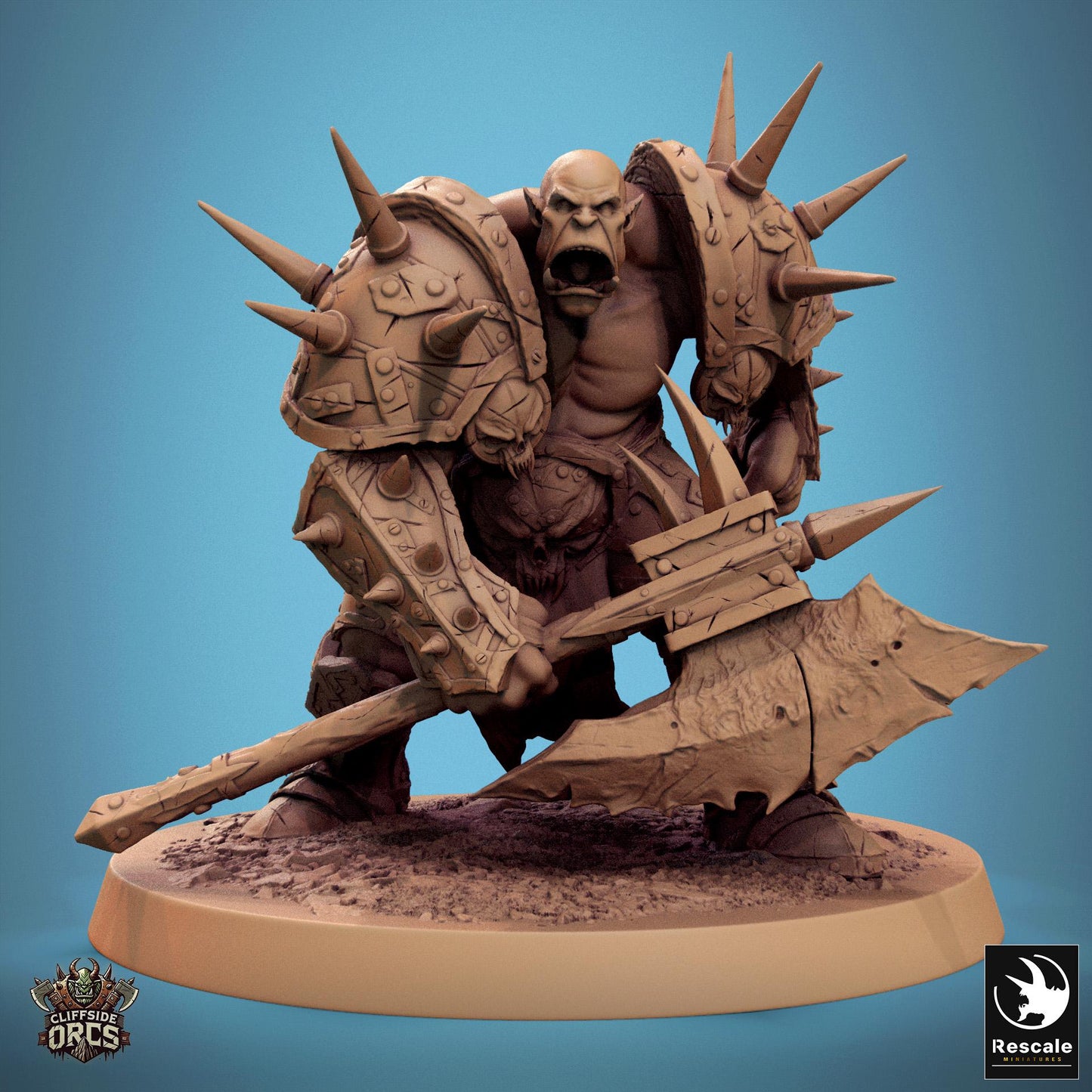 Orc Soldiers, Pack 4 | Aussie 3D Printed Miniatures and Terrain