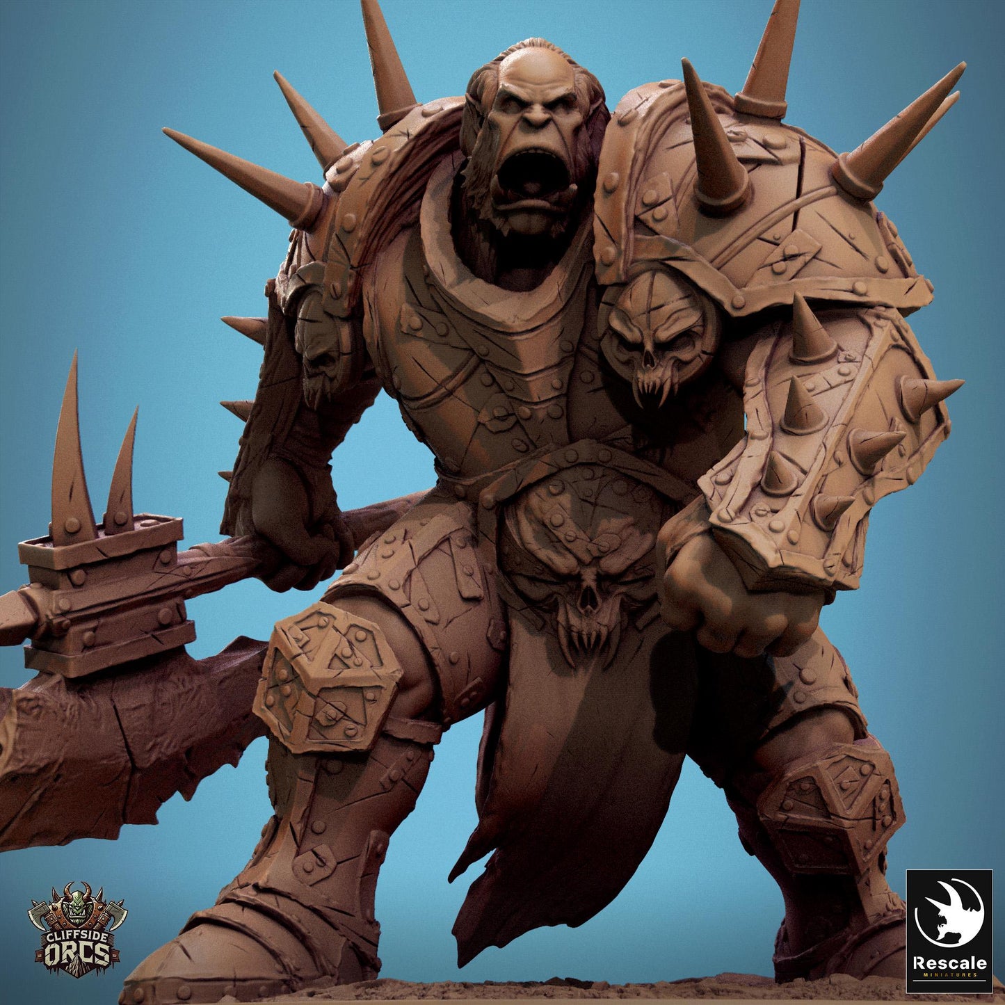 Orc Soldiers, Pack 4 | Aussie 3D Printed Miniatures and Terrain