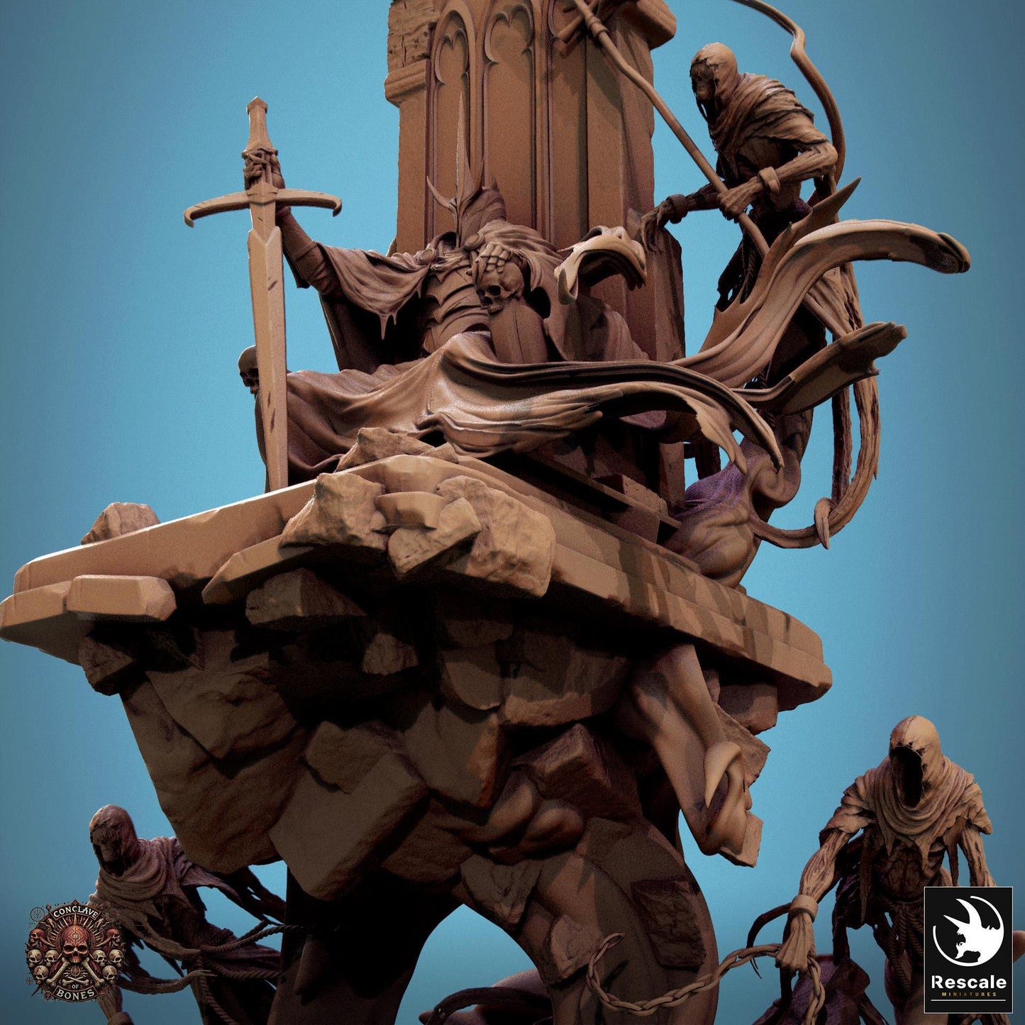 Ombral the Sepulchral Lord | Aussie 3D Printed Miniatures and Terrain