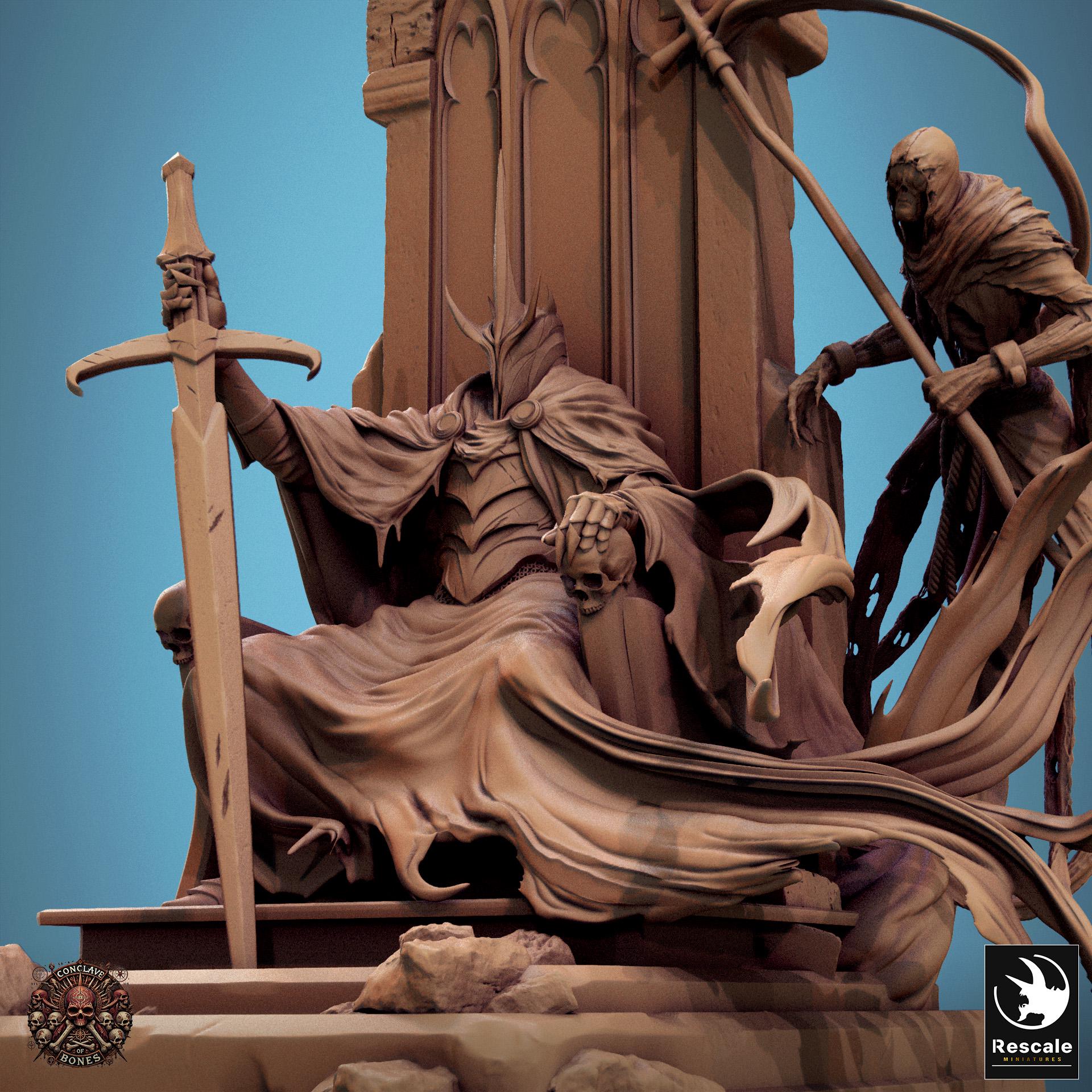 Ombral the Sepulchral Lord | Aussie 3D Printed Miniatures and Terrain