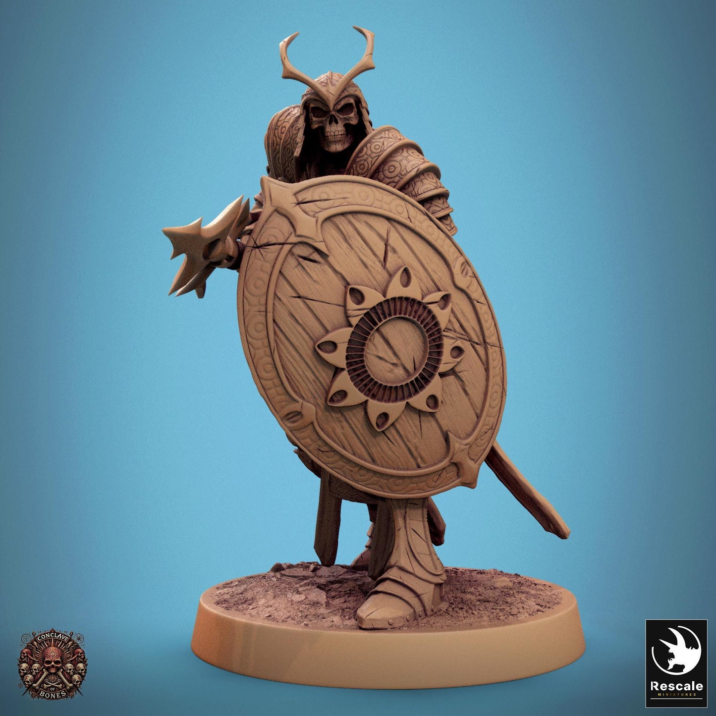 Oriental Skeletons, Pack 2 | Aussie 3D Printed Miniatures and Terrain