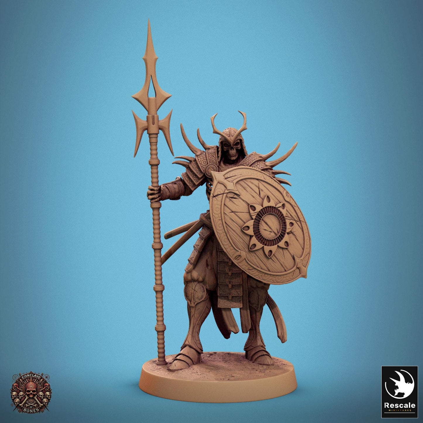 Oriental Skeletons, Pack 2 | Aussie 3D Printed Miniatures and Terrain