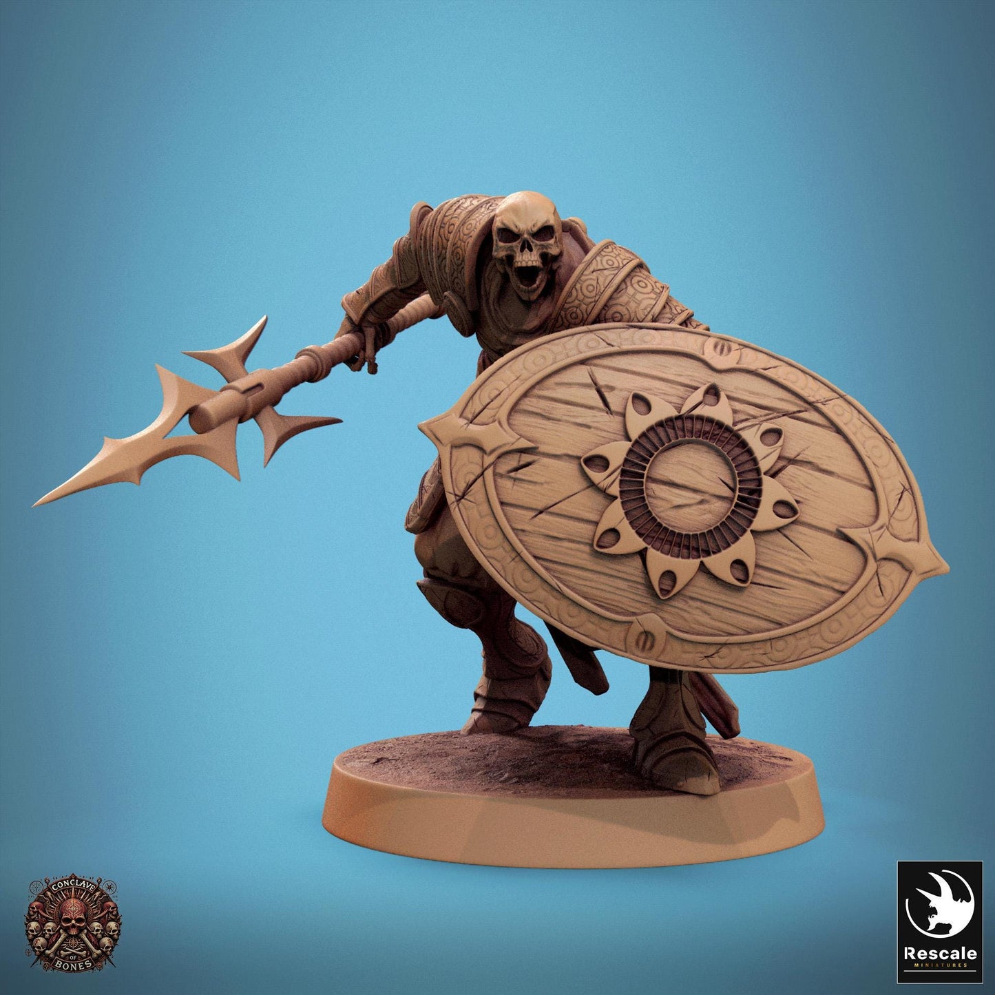 Oriental Skeletons, Pack 2 | Aussie 3D Printed Miniatures and Terrain