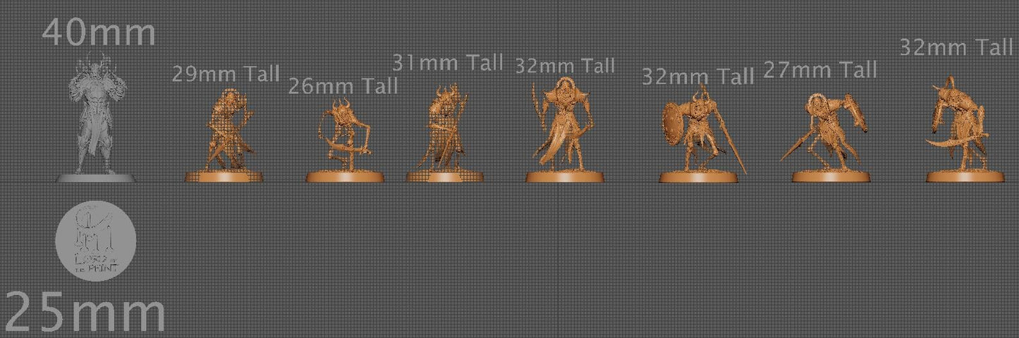 Persian Skeletons, Pack 1 | Aussie 3D Printed Miniatures and Terrain