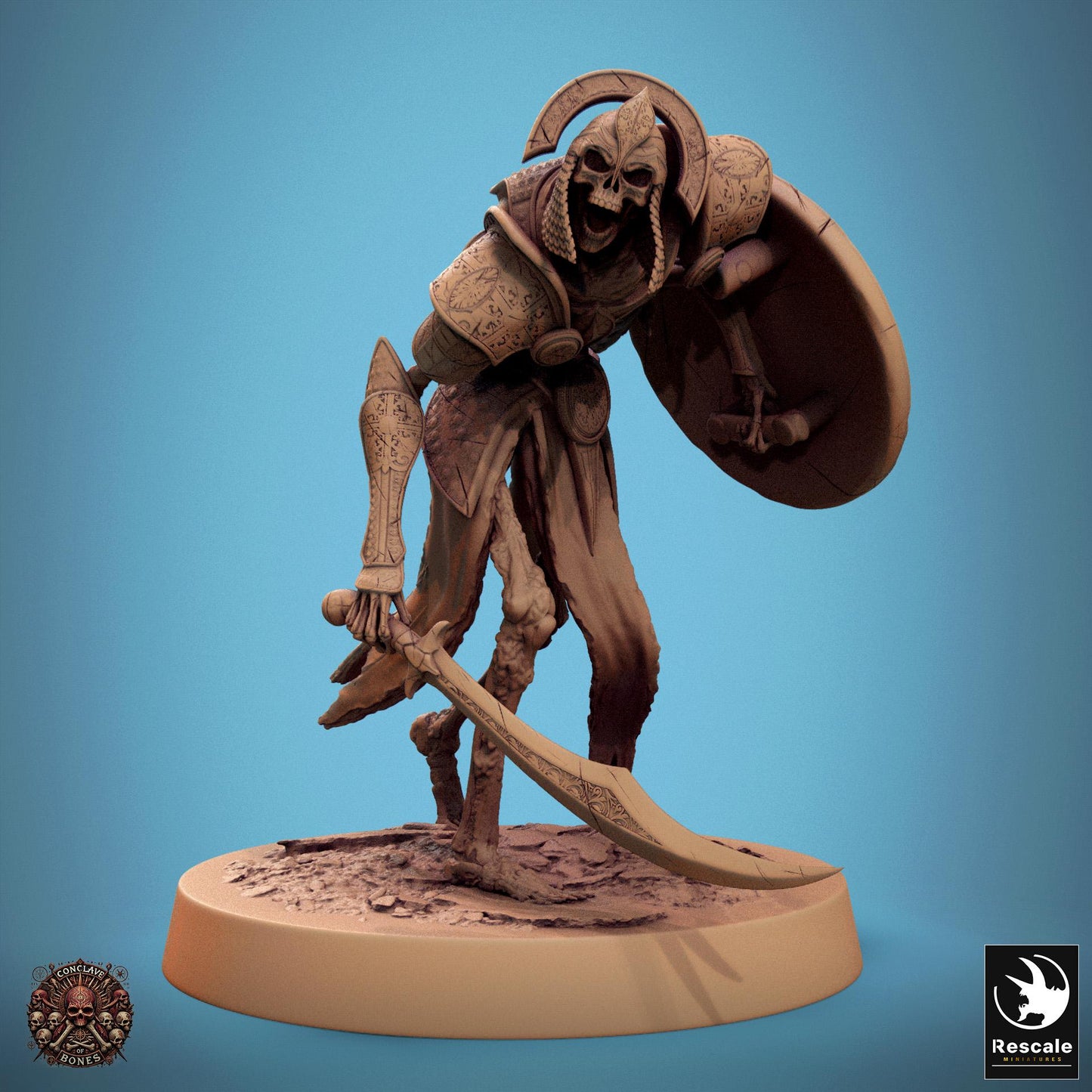 Persian Skeletons, Pack 3 | Aussie 3D Printed Miniatures and Terrain