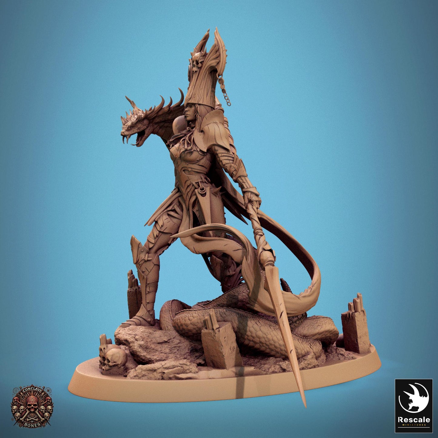 Queen Sanake | Aussie 3D Printed Miniatures and Terrain