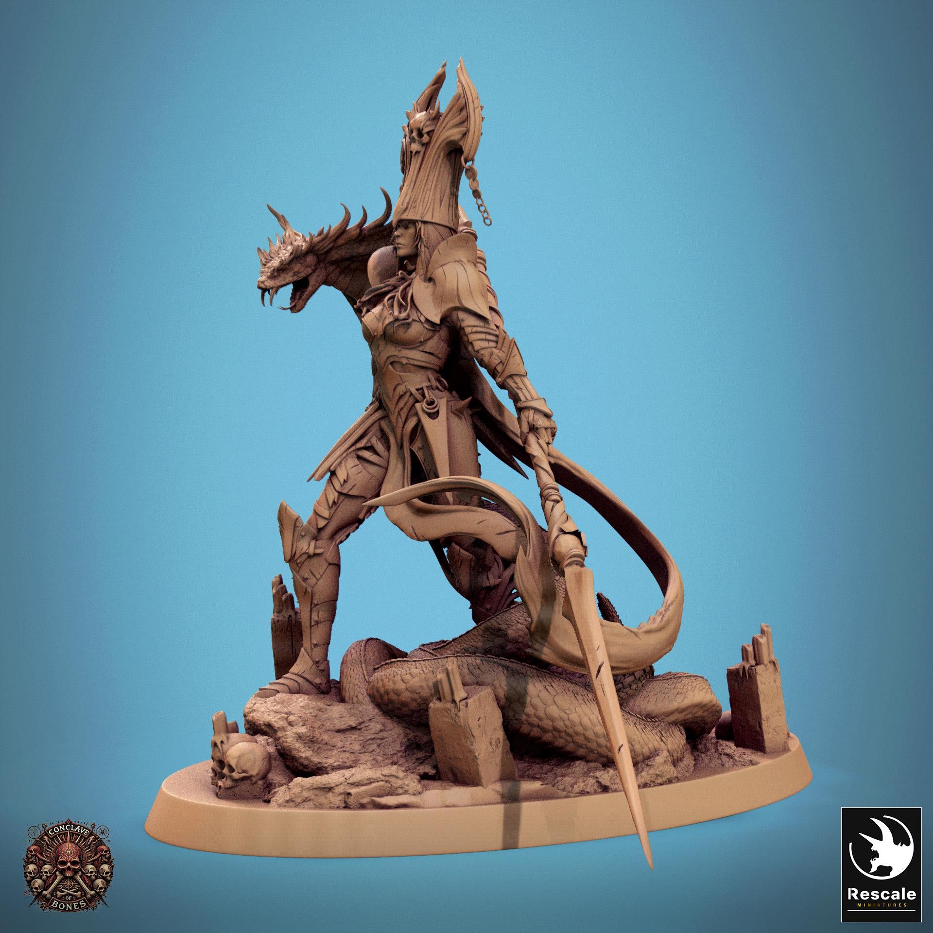 Queen Sanake | Aussie 3D Printed Miniatures and Terrain
