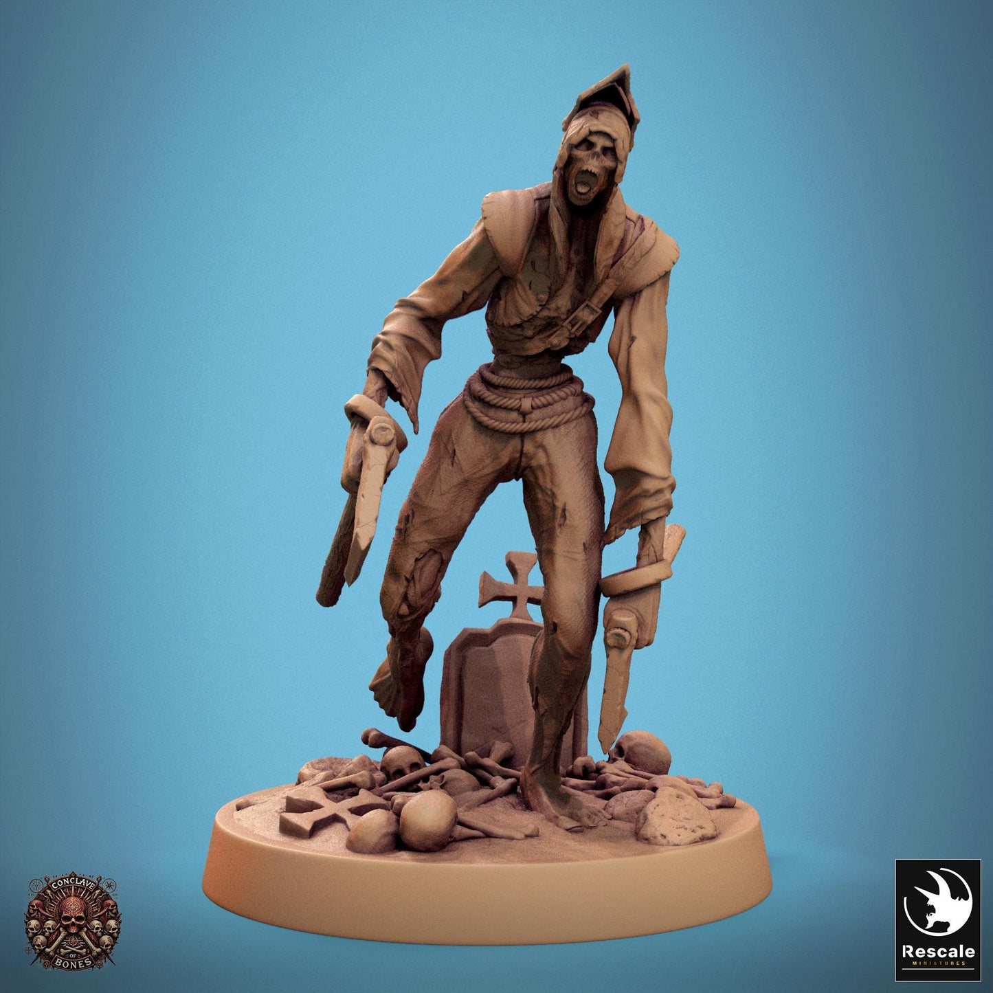 Zombies, Pack 1 | Aussie 3D Printed Miniatures and Terrain
