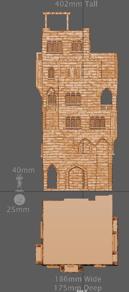 Arabian High House | Aussie 3D Printed Miniatures and Terrain