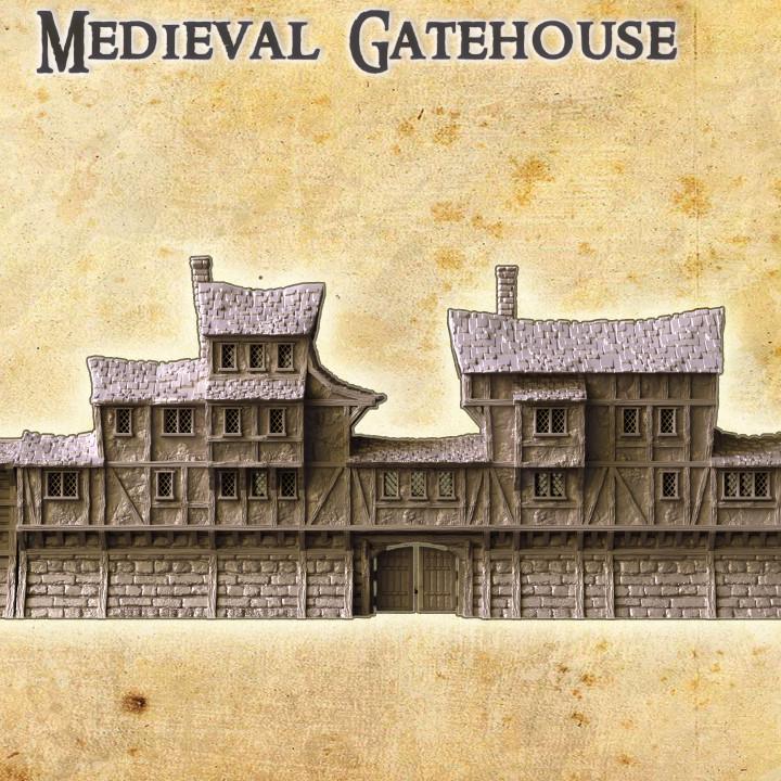 Medieval Gatehouse | Aussie 3D Printed Miniatures and Terrain