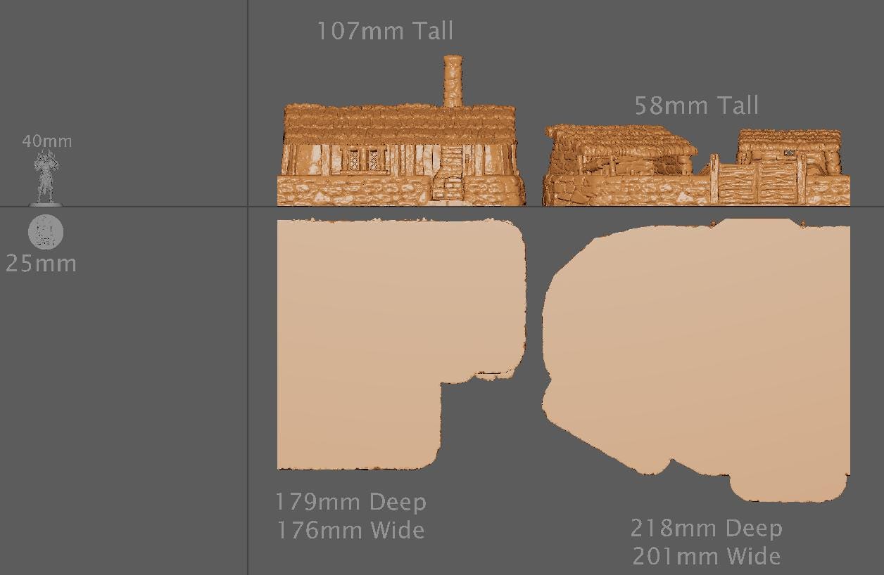 Shepherds Cottage | Aussie 3D Printed Miniatures and Terrain