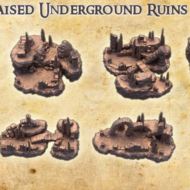 Underground Ruins | Aussie 3D Printed Miniatures and Terrain
