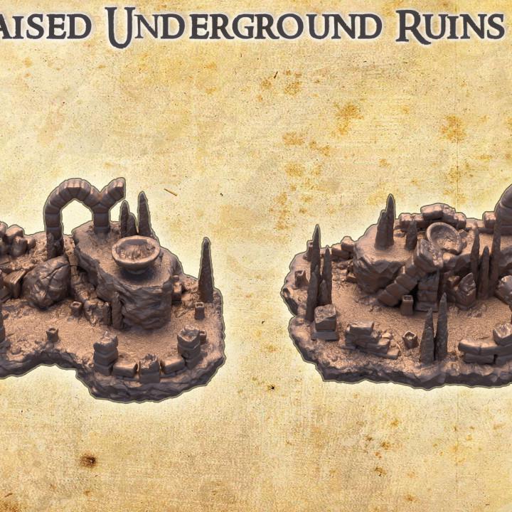 Underground Ruins | Aussie 3D Printed Miniatures and Terrain
