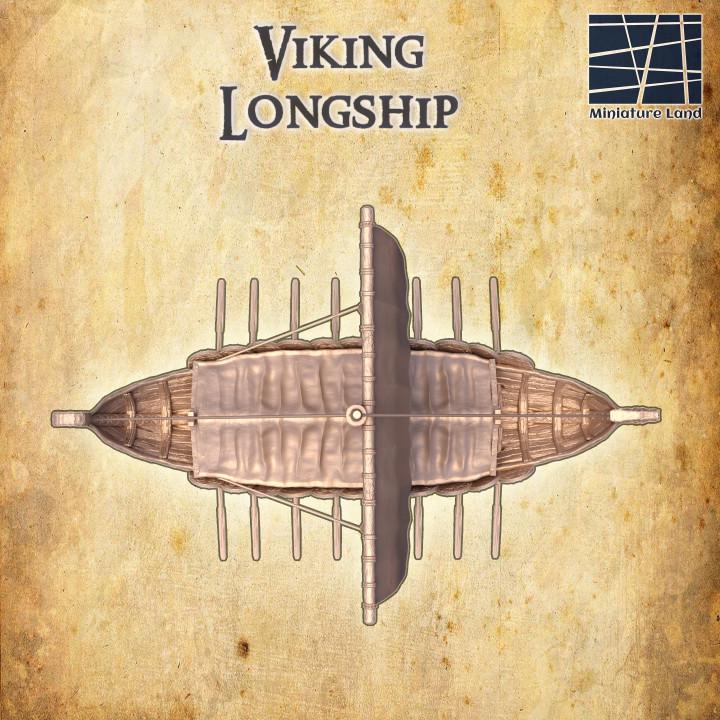 Viking Longship | Aussie 3D Printed Miniatures and Terrain